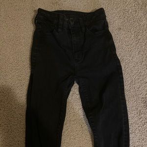 American eagle black jeggings